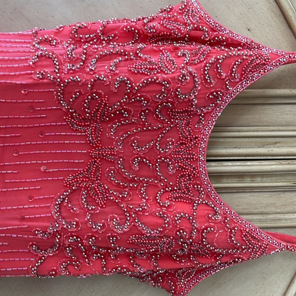 Alyce Designs Beaded Dress Gown prom wedding special event absolutely gorgeous - Picture 6 of 15